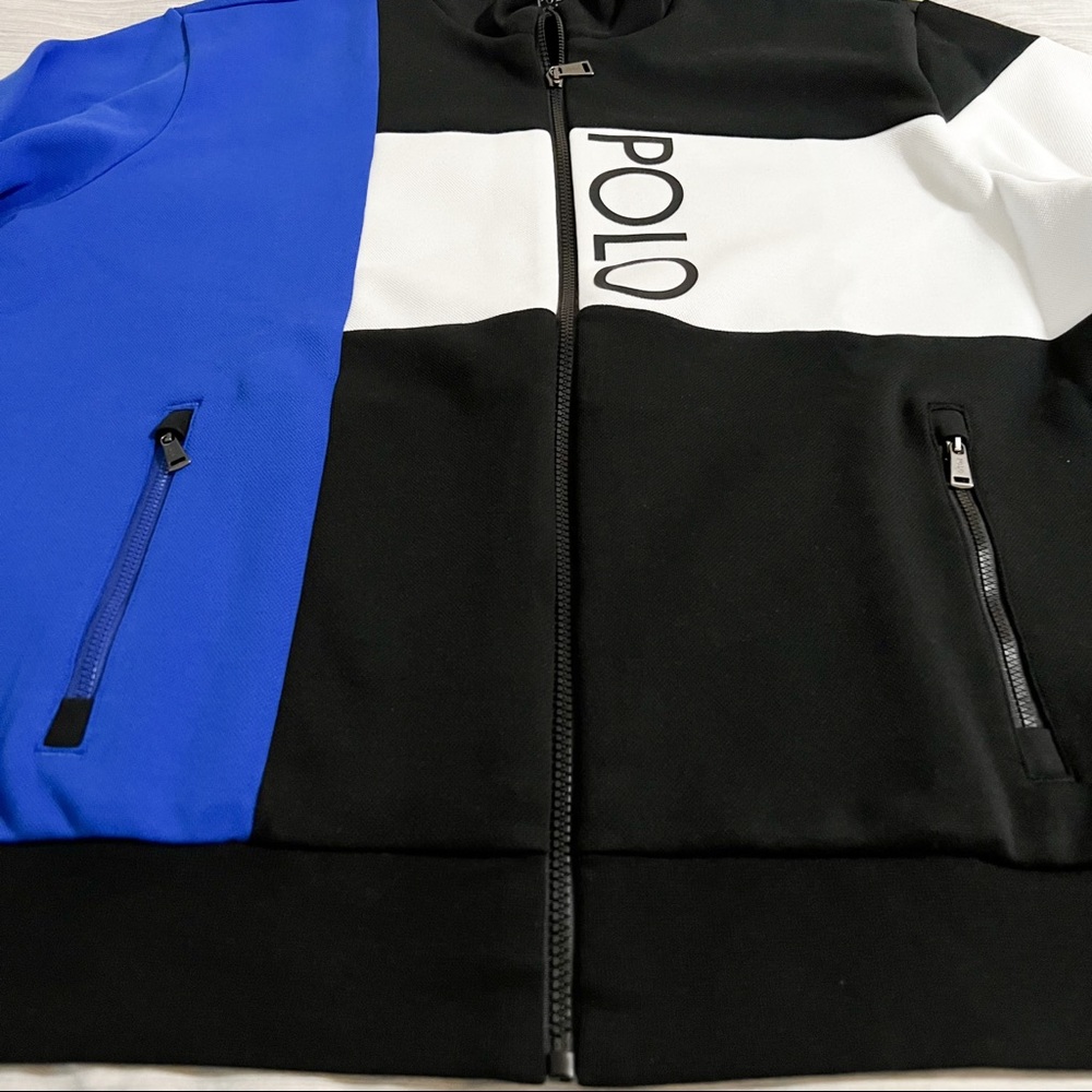 Polo Ralph Lauren POLO Colorblock Mesh Track Jacket - Picture 3 of 14